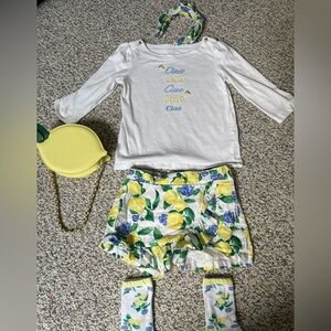 Janie and jack lemon outfit